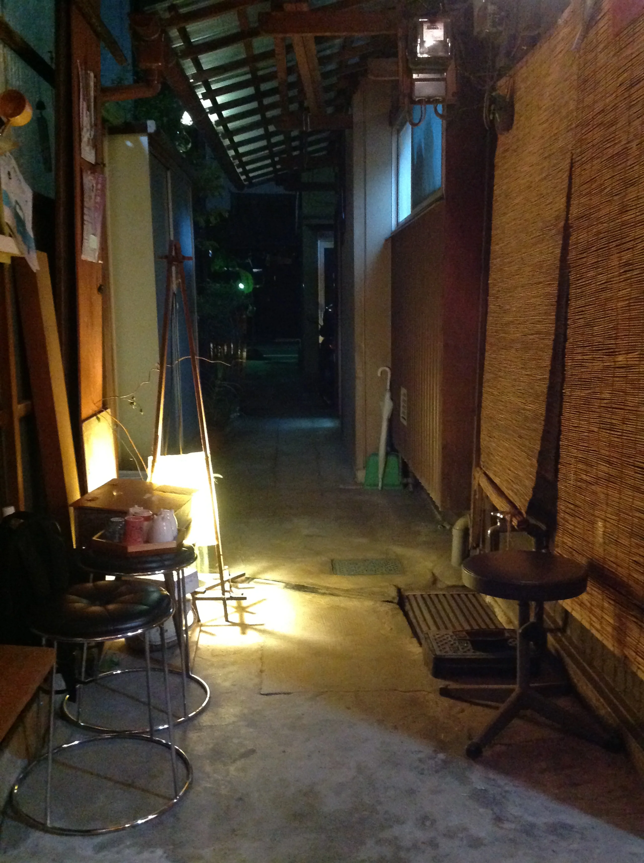 at my studio working on exhibition and website, and perhaps taking time in the evening for a beer with the crickets