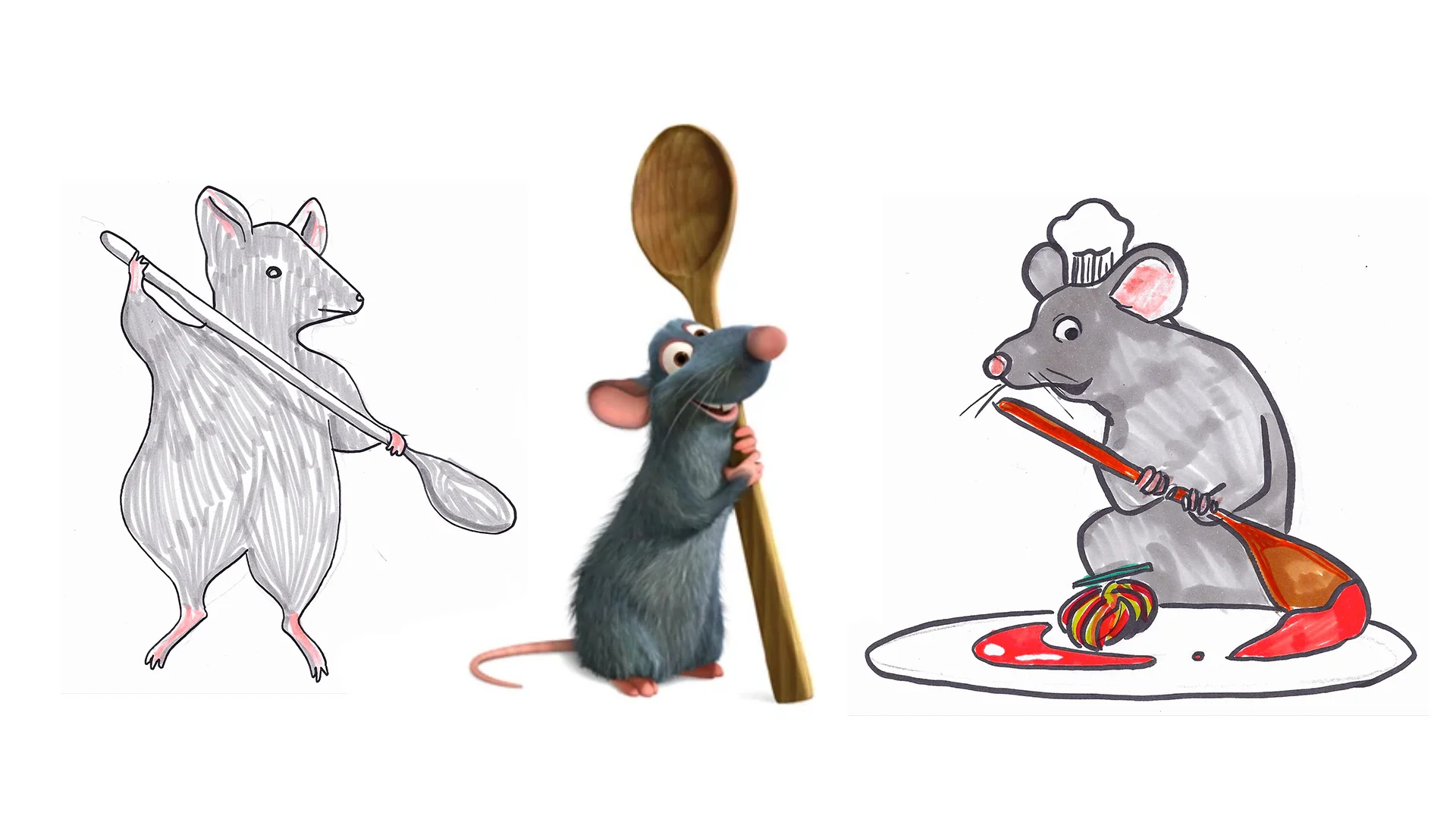 REMY Pixar's "Ratatouille", 2007.
