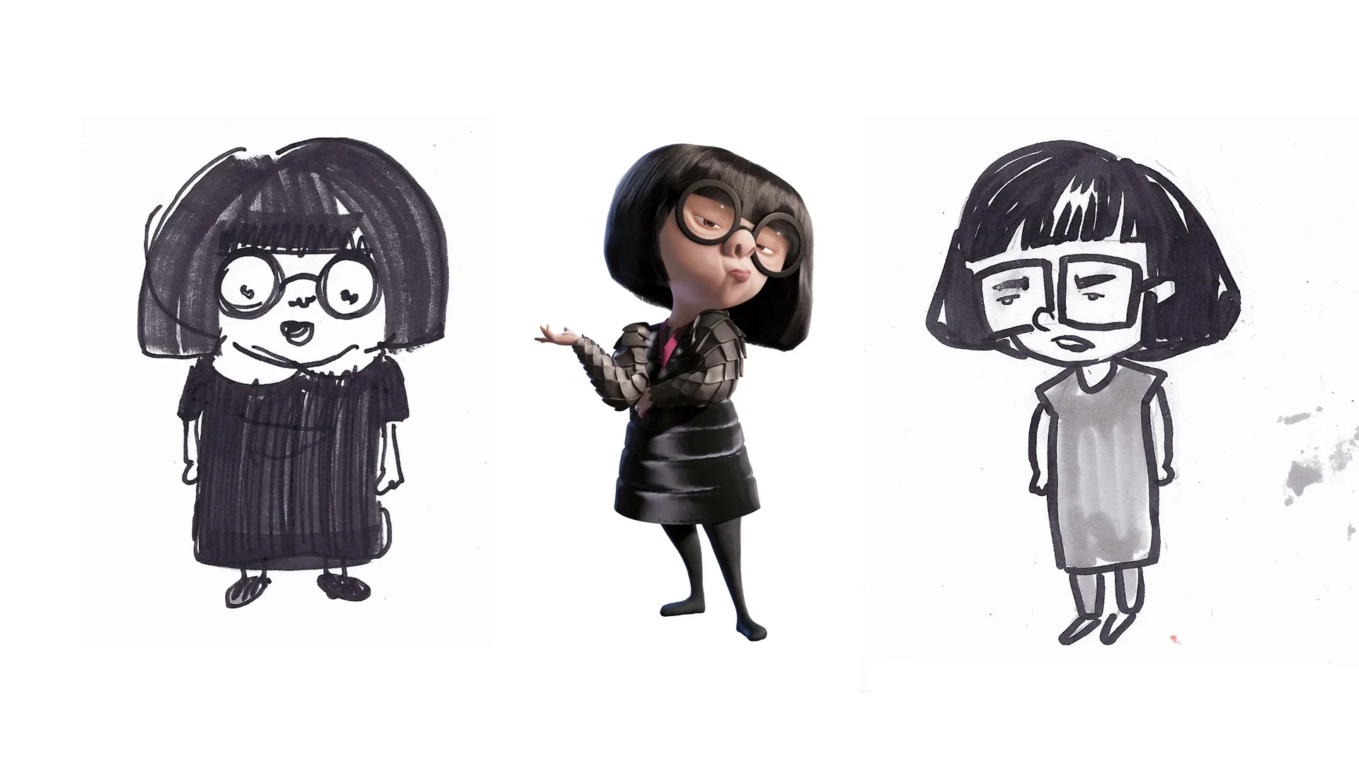 EDNA Pixar's "The Incredibles", 2004.