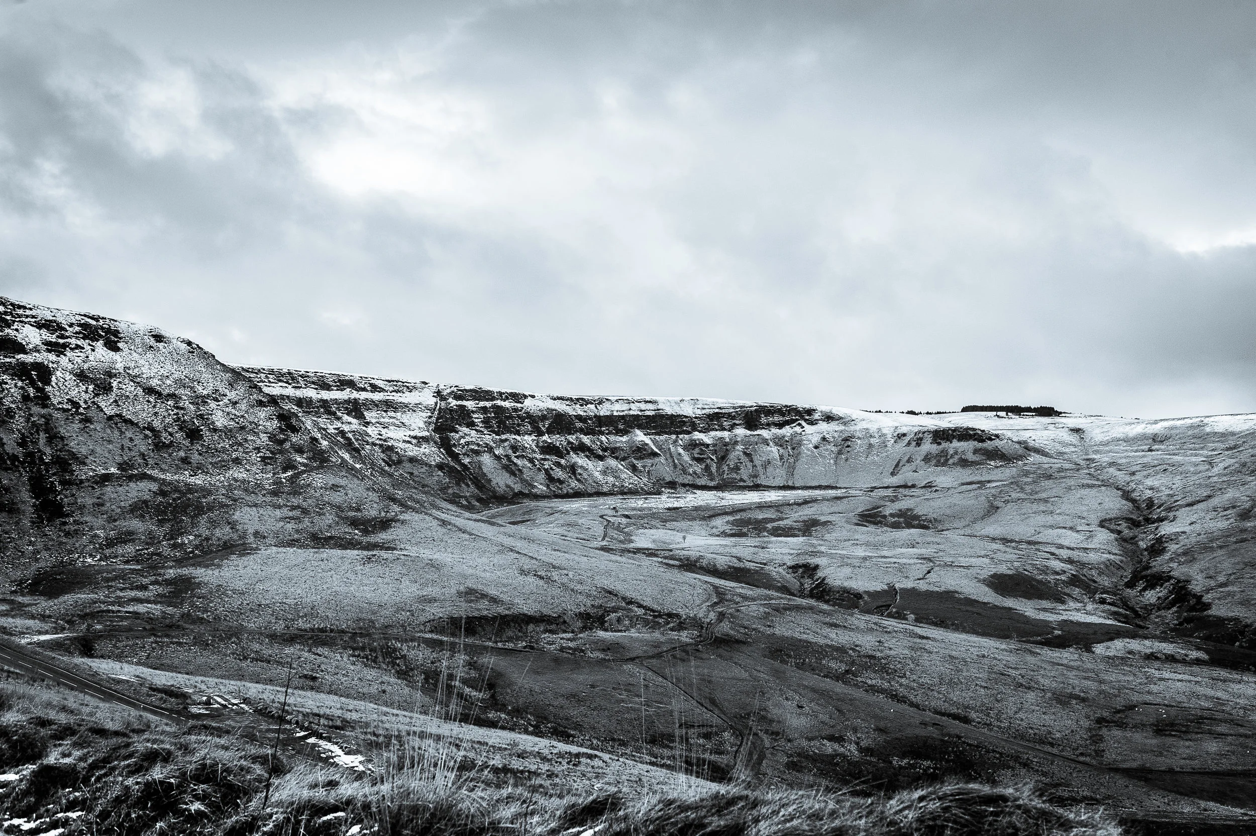 A4061 Bwlch road has many stunning views