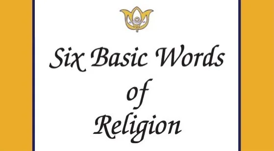 Six Basic Words of Religion