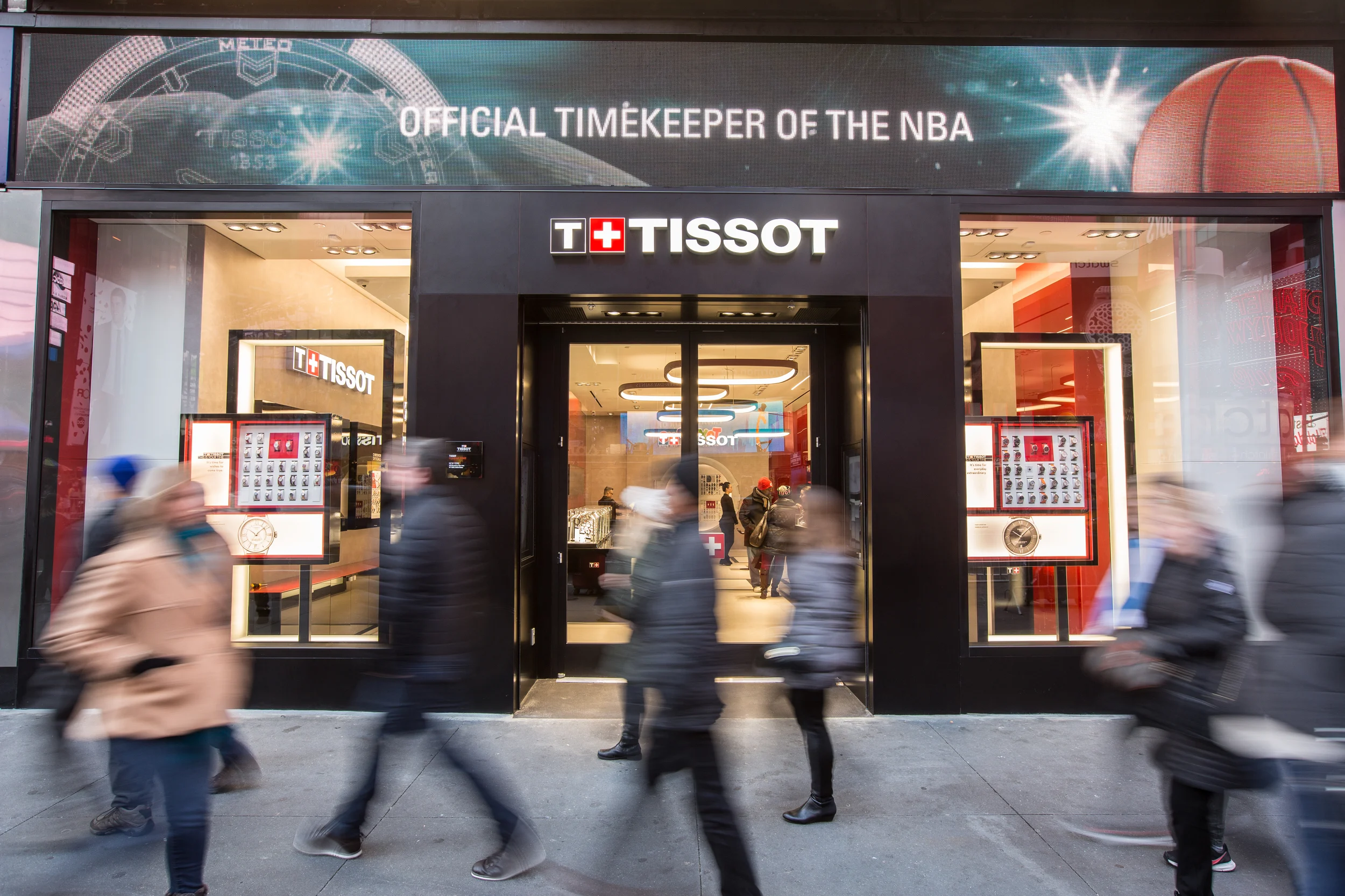Tissot Boutique Opens New Boutique in Times Square