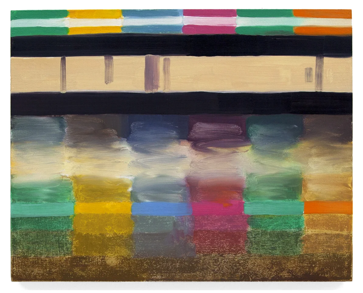 Untitled (Roller Rink), 2013 Oil on panel 8 x 10 in