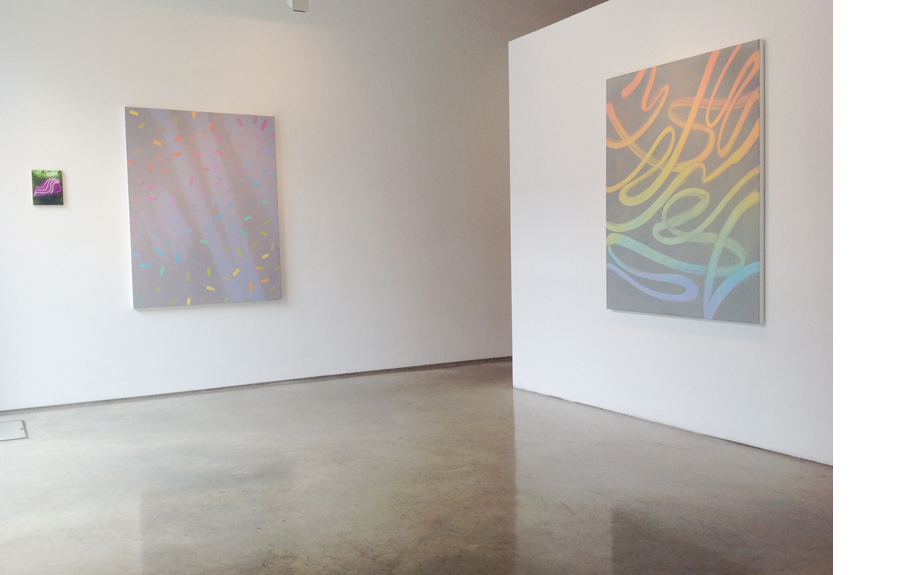 SUMMER SHOW 2015 Nancy Margolis Gallery, New York, NY July 2 - August 7, 2015 Left to right, Aliza Morell: D Salon , 2015; Silver Sleet , 2014; Flutz , 2014.