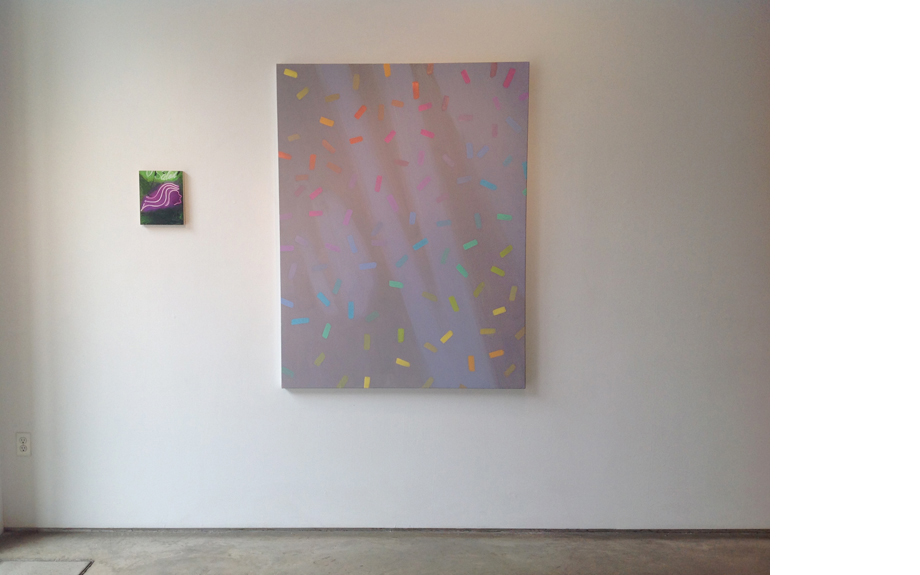 SUMMER SHOW 2015 Nancy Margolis Gallery, New York, NY July 2 - August 7, 2015 Left to right, Aliza Morell: D Salon , 2015; Silver Sleet , 2014.