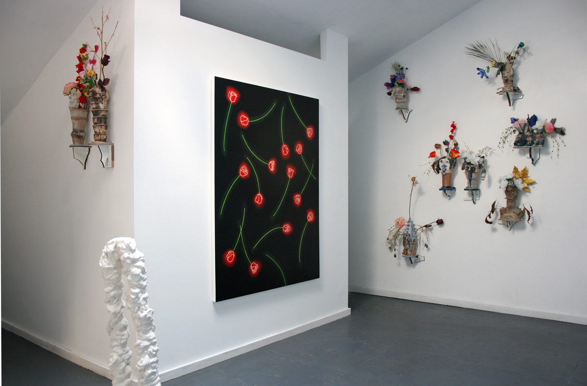 NEW FINE ART Trestle Projects, Brooklyn, NY March 25th – May 6th, 2017 Left to right: Derek Weisberg, Molly Rae, Aliza Morell, Derek Weisberg