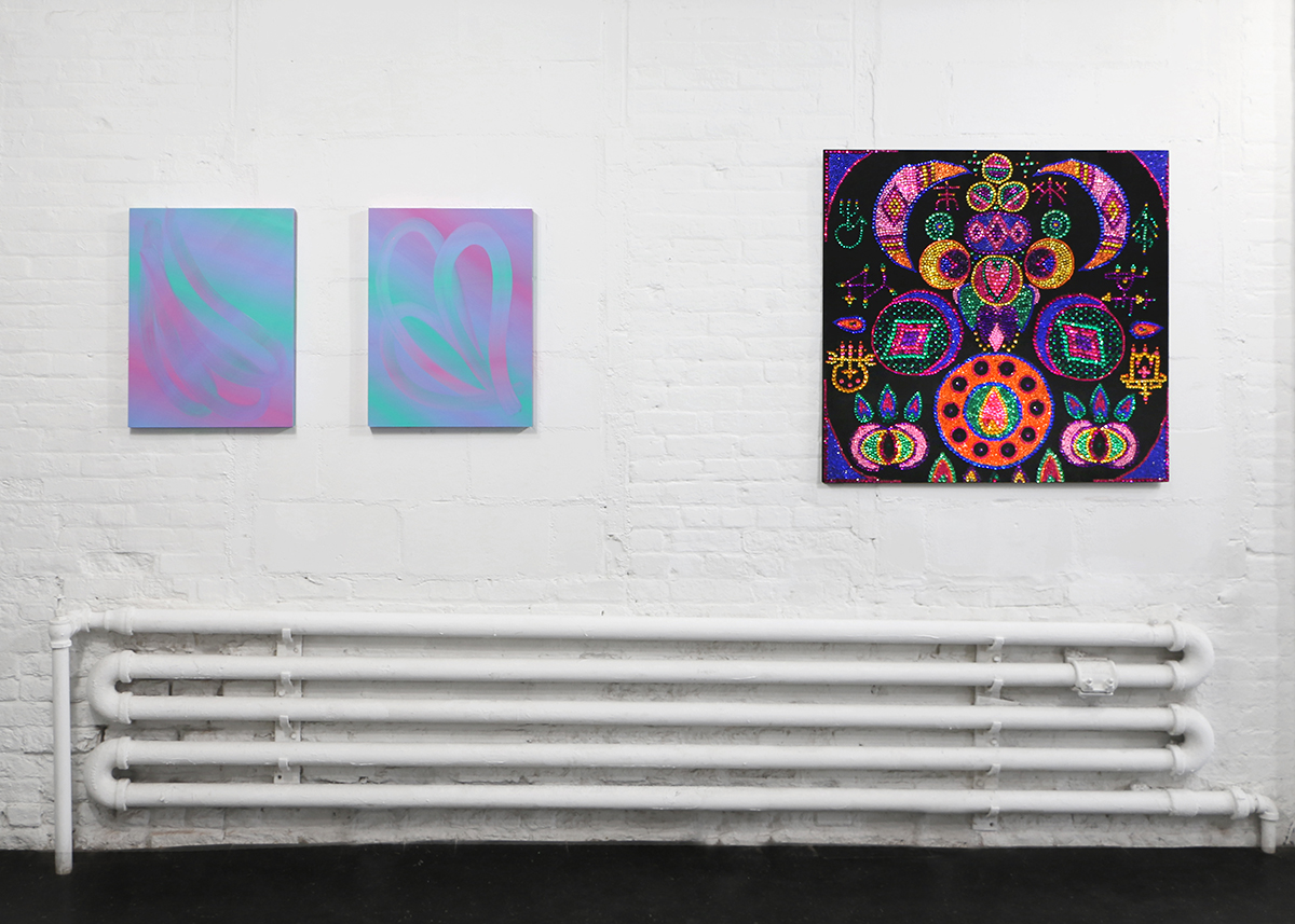 FOUR STEPS TO SELF HELP Small Editions, Brooklyn, NY May 26 – July 1, 2017 Left to right: Aliza Morell, Evie Falci
