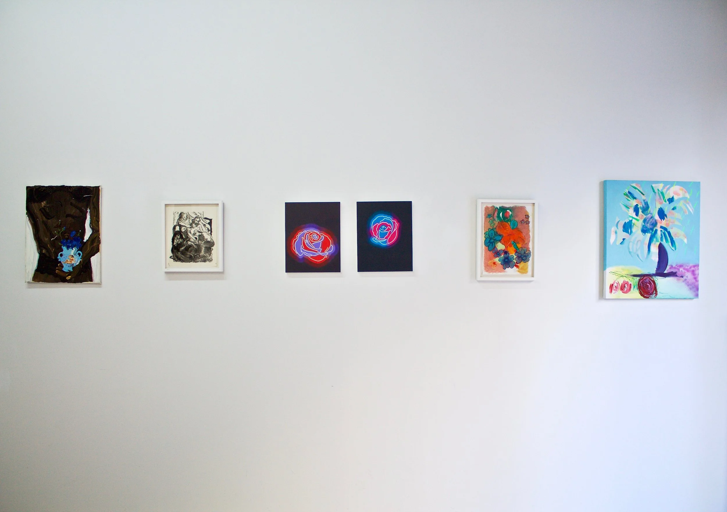 PUPPIES & FLOWERS Royal Society of American Art, Brooklyn, NY Crated by Katie Hector March 4 – 31, 2019 Left to right: Katarina Janeckova, Delphine Hennelly, Aliza Morell, Delphine Hennelly, Jenn Dierdorf