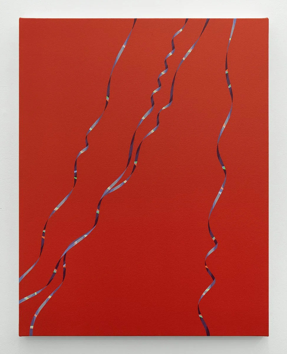   Mercury Retrograde , 2026 Acrylic on canvas 28 x 22 inches   