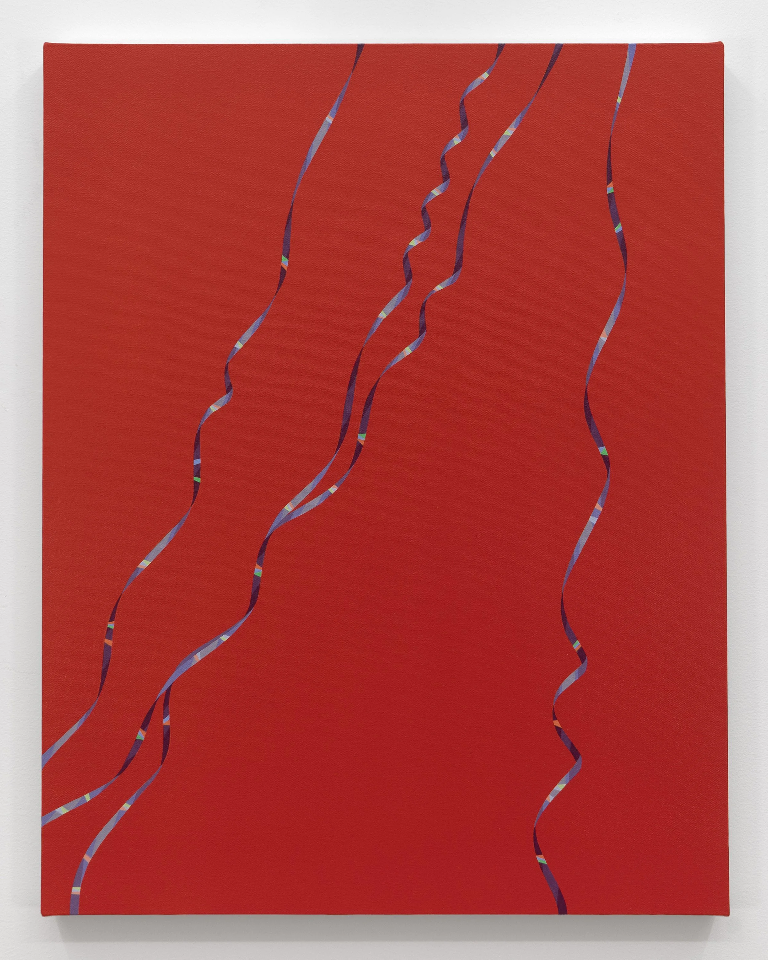   Mercury Retrograde , 2026 Acrylic on canvas 28 x 22 in   