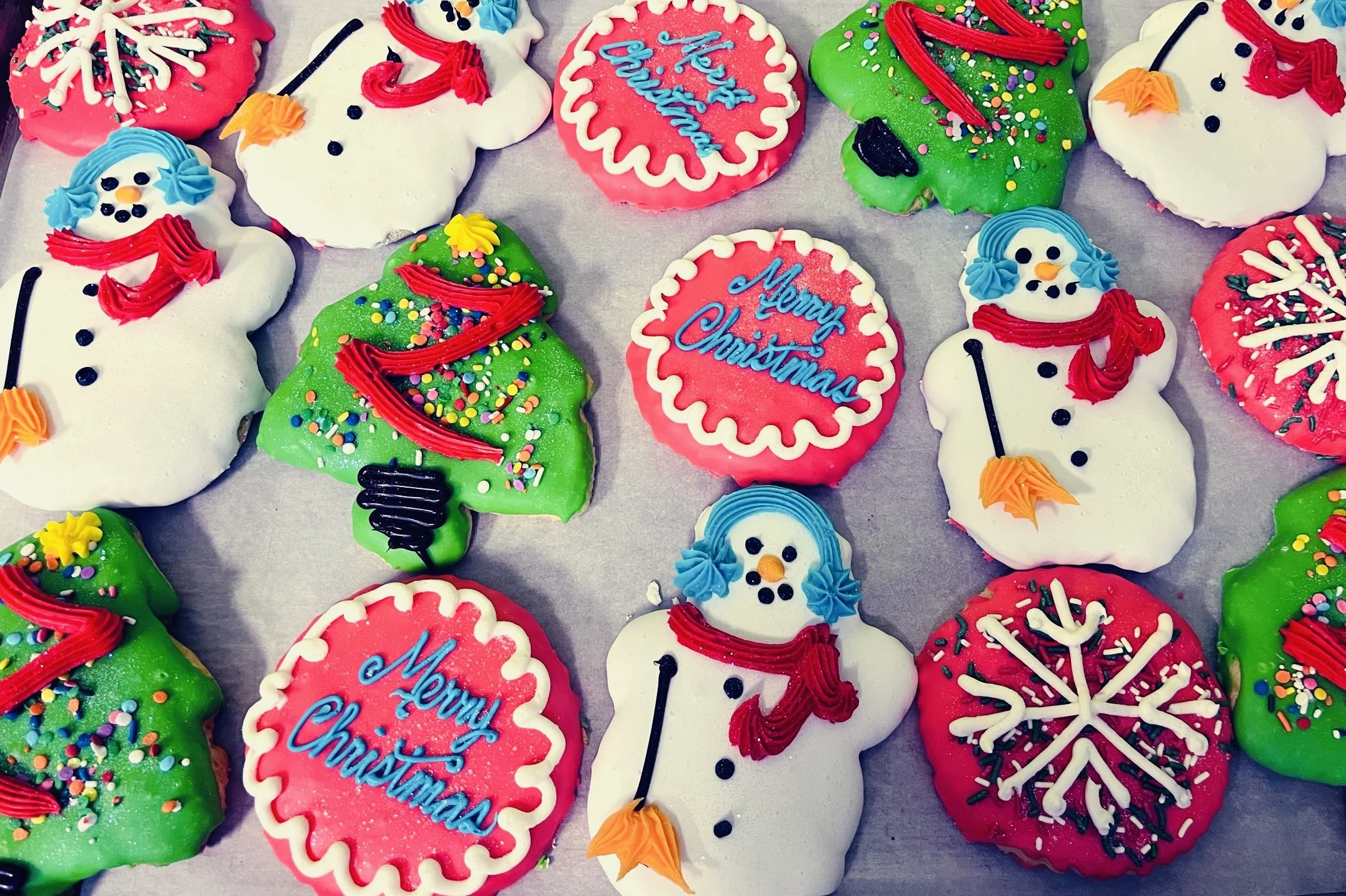 Dozen Christmas Assorted Sugar Cookies
