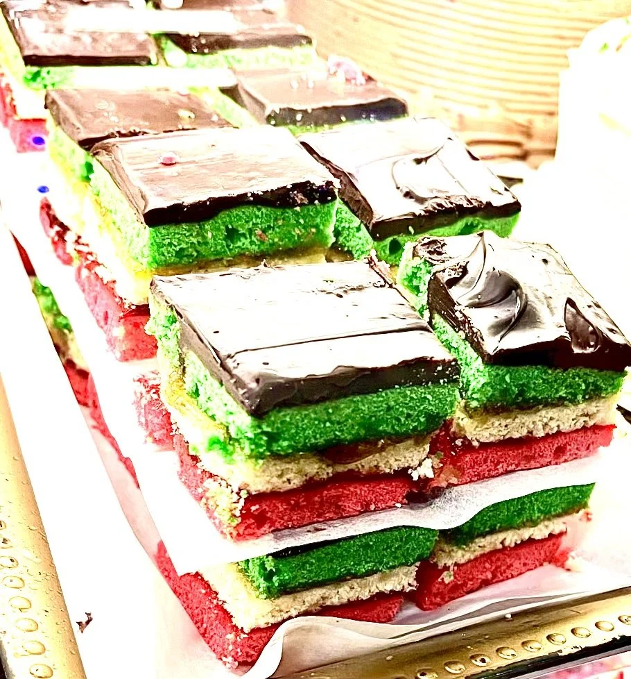 Rainbow Cookies - Dozen and Half Dozen