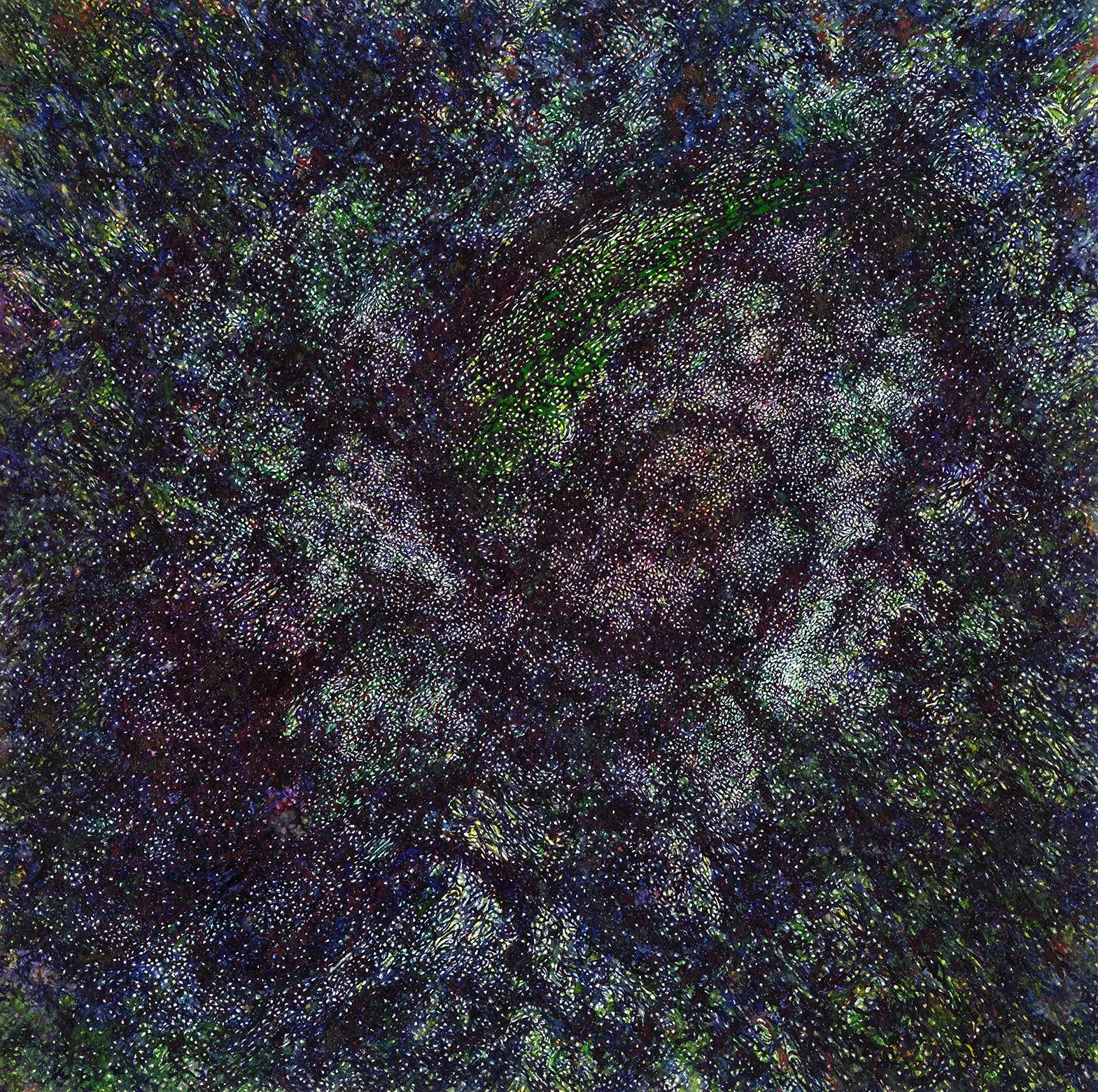  Snake, 2024, 8” x 8”,  watercolor ink on paper 
