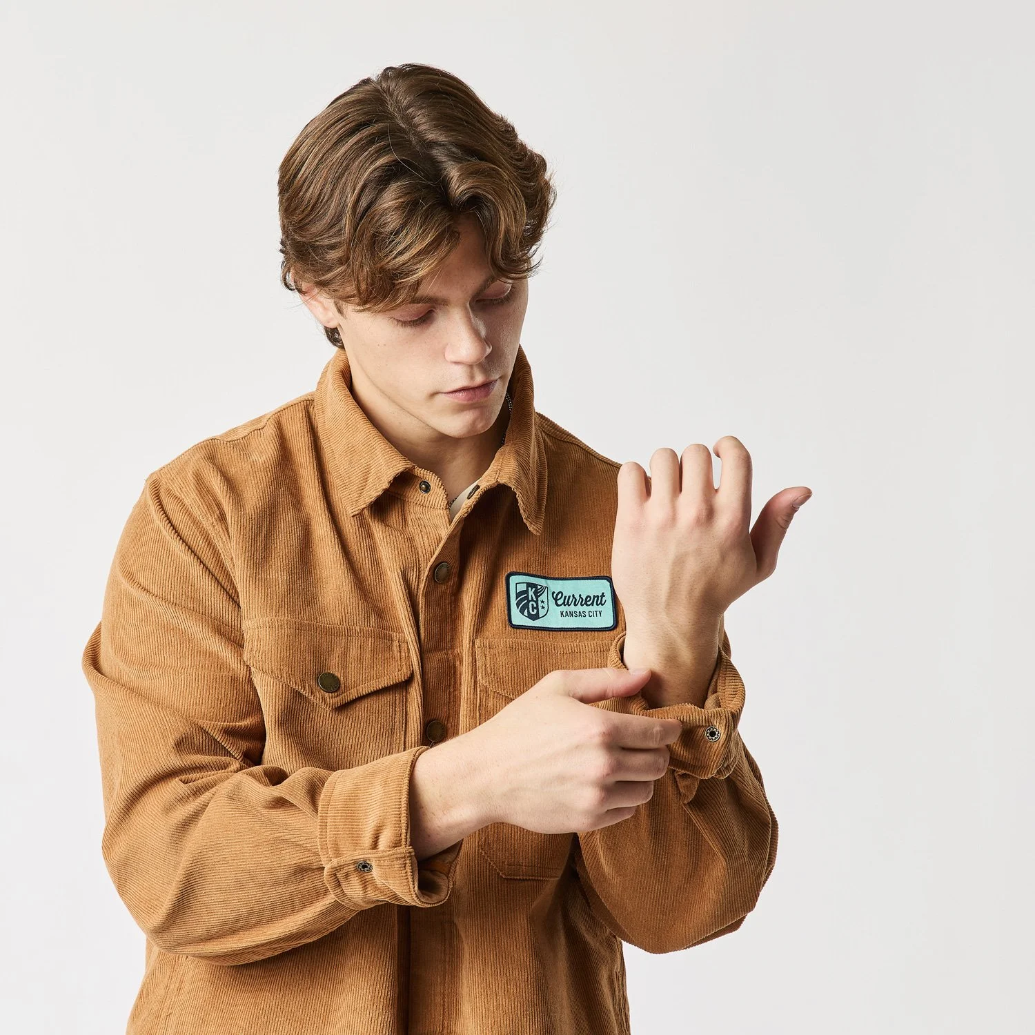 Commercial apparel campaign portrait