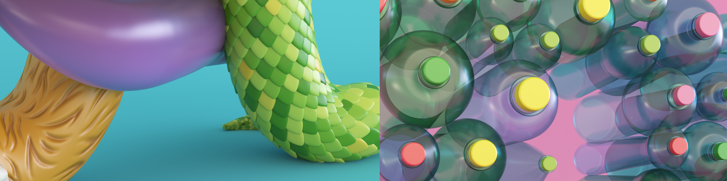 Method Home 3D type closeups by Noah Camp