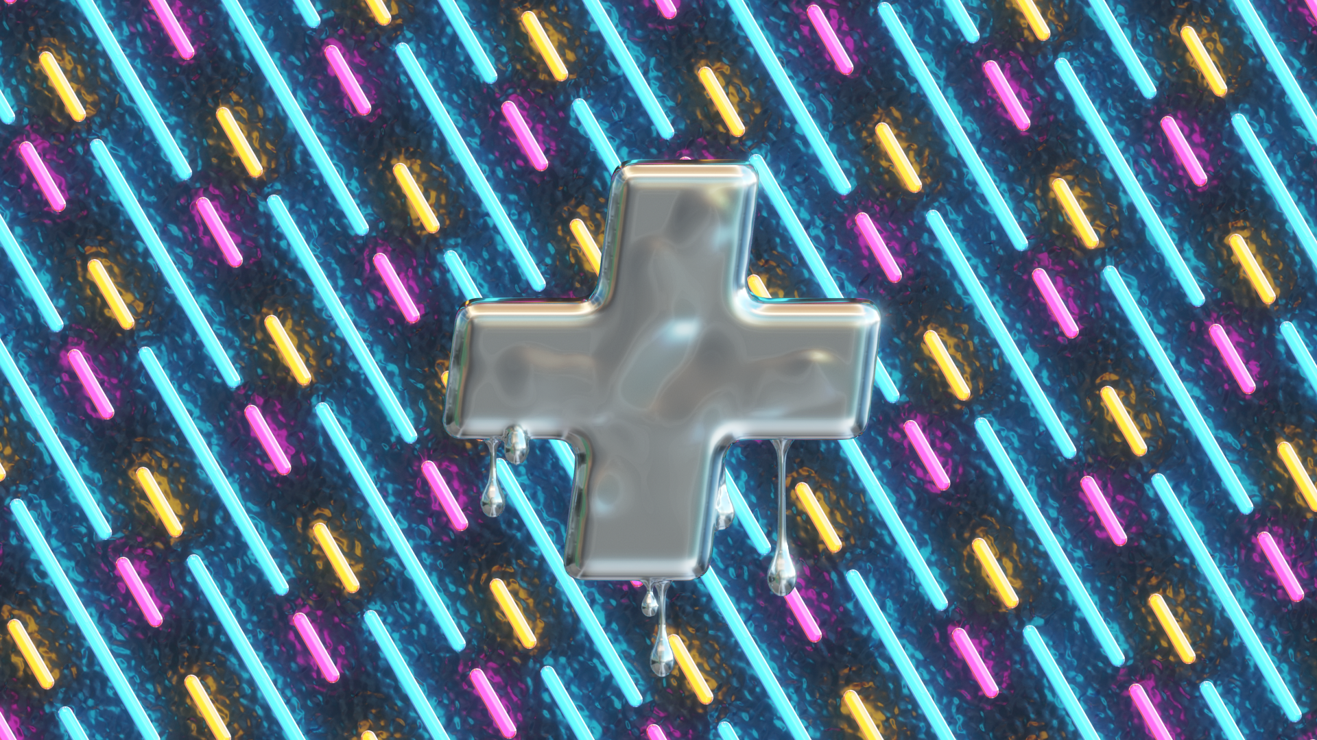 Metal Dripping 3D Logo for ESPN+ by Noah Camp