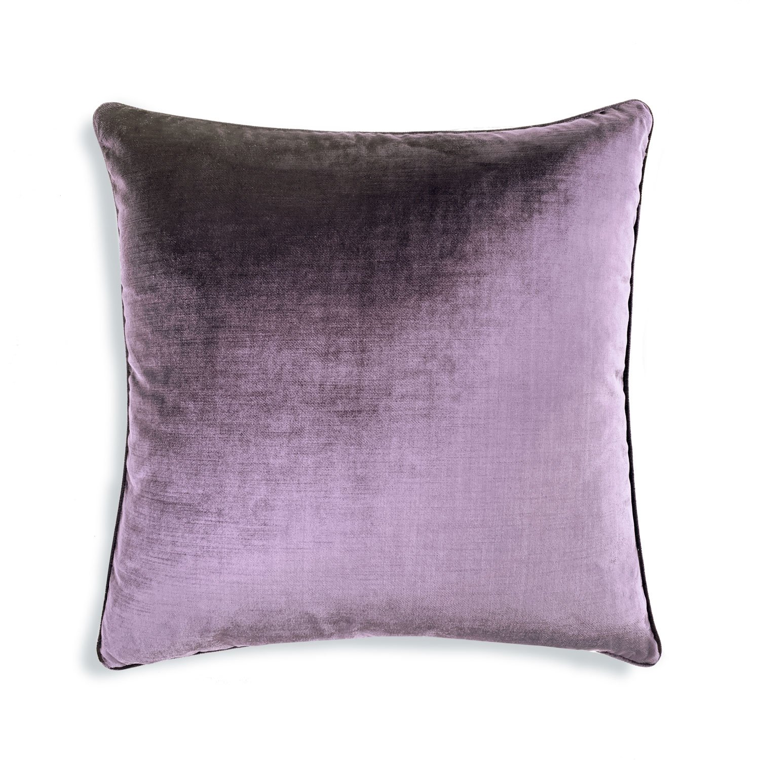 Shimmering Velvet 22" Throw Pillow, Mauve purple
