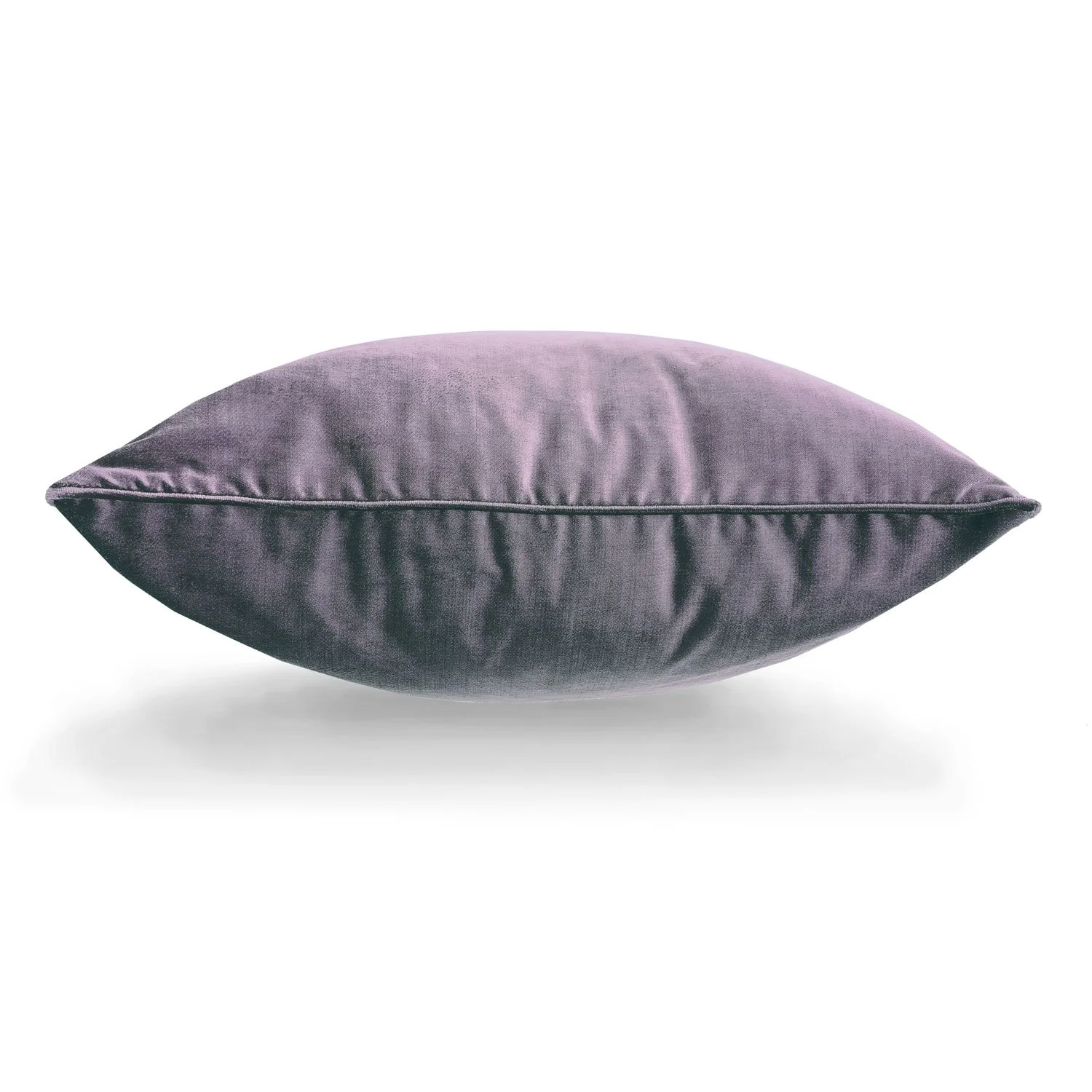 Shimmering Velvet 22" Throw Pillow, Mauve purple