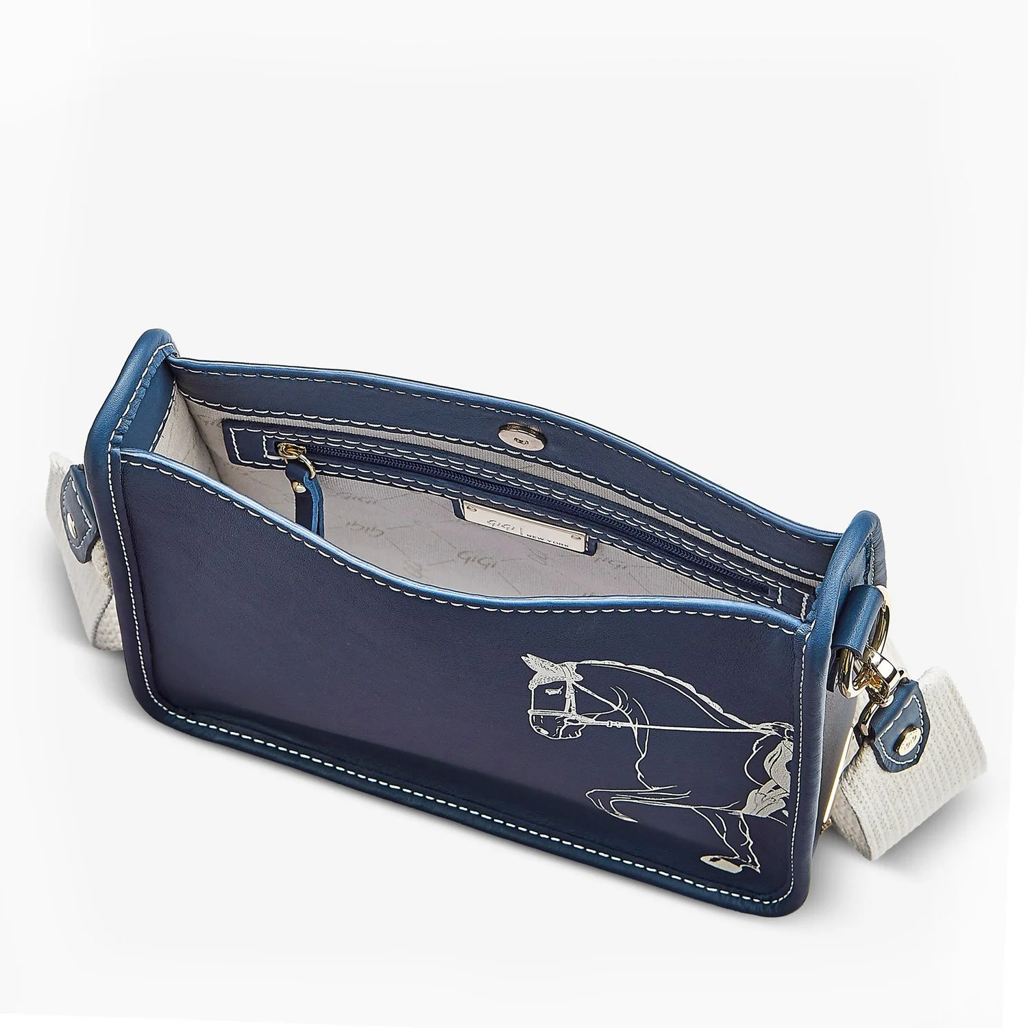 Elle_Marching-horse-equestrian-leather-handbag-navy-blue_marching-horse-crossbody-bag