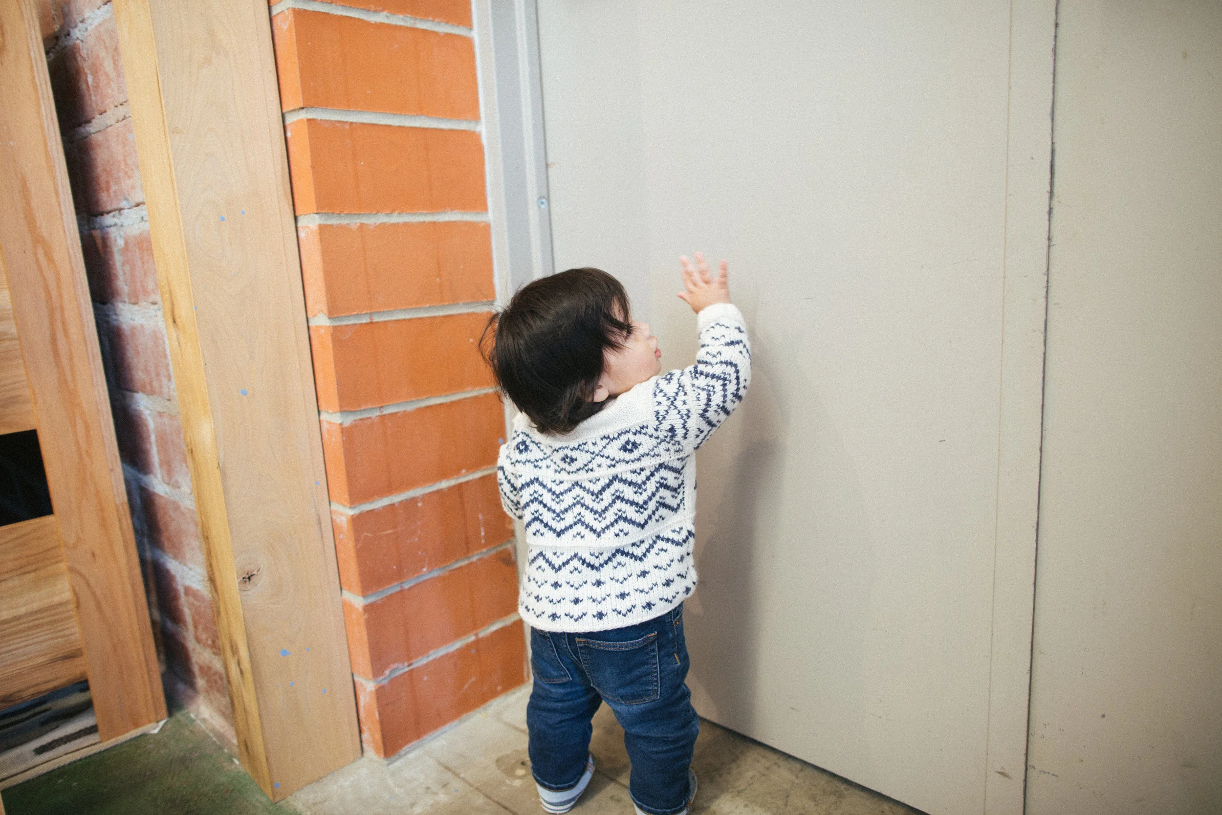 Loves knocking on doors. 