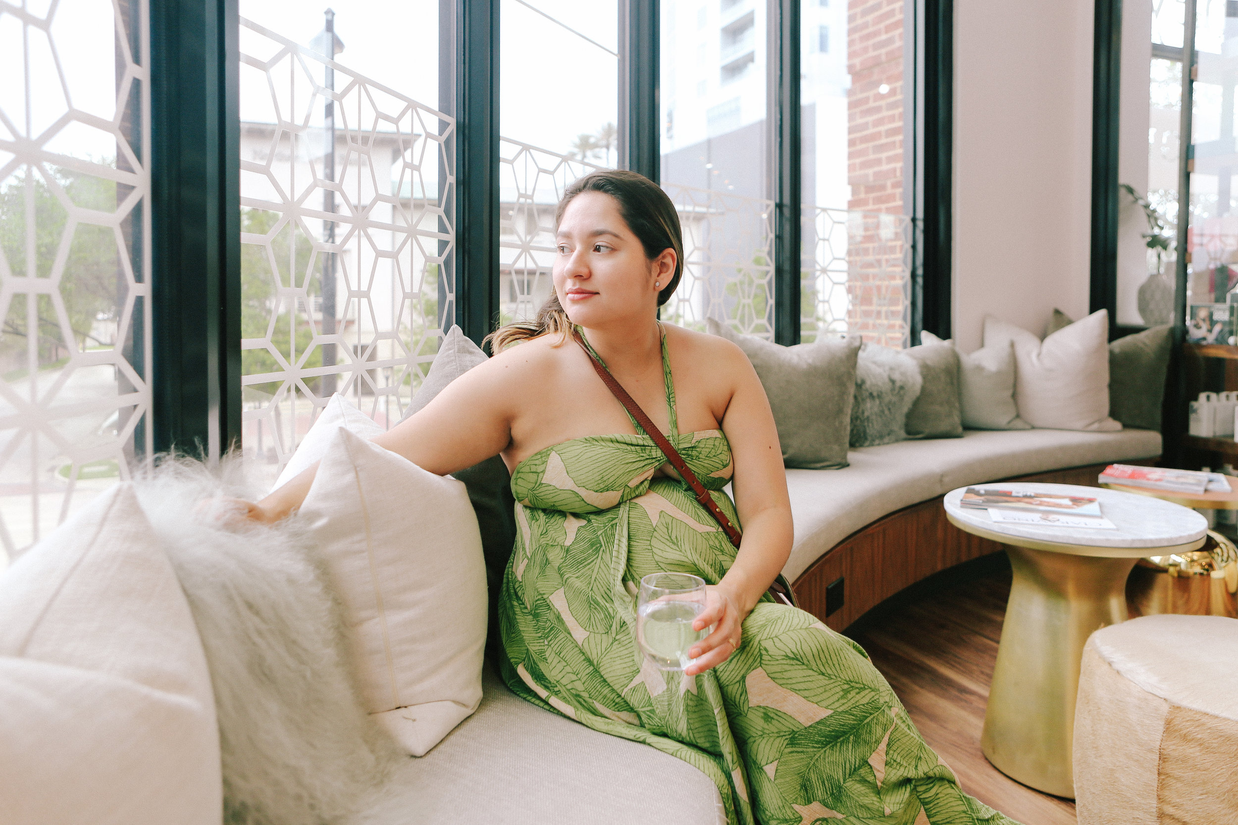 Thank you Nicholas for booking our visit. I had a manicure and a prenatal massage. Nicholas was rubbed down with eucalyptus oil and I am currently obsessed with that scent. Looking into buying a humidifier now. 