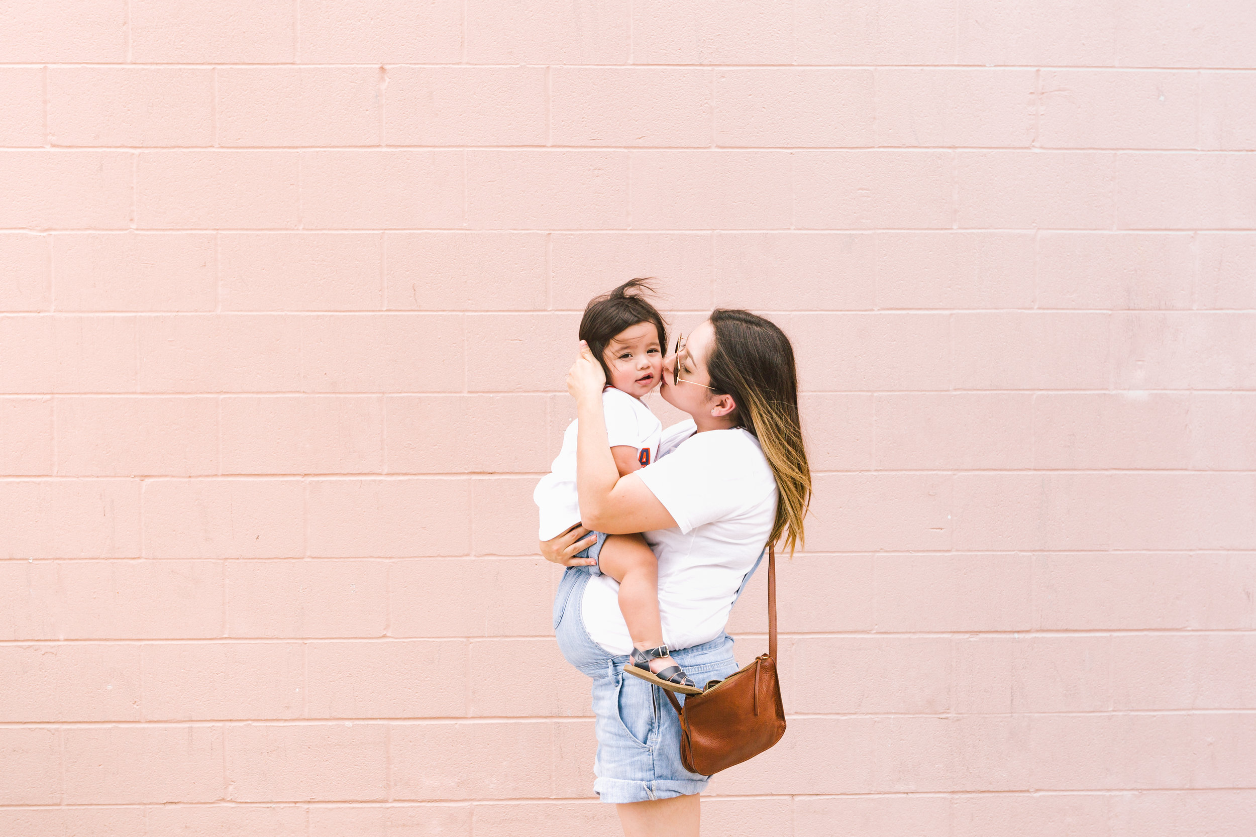 Kisses for my little guy.