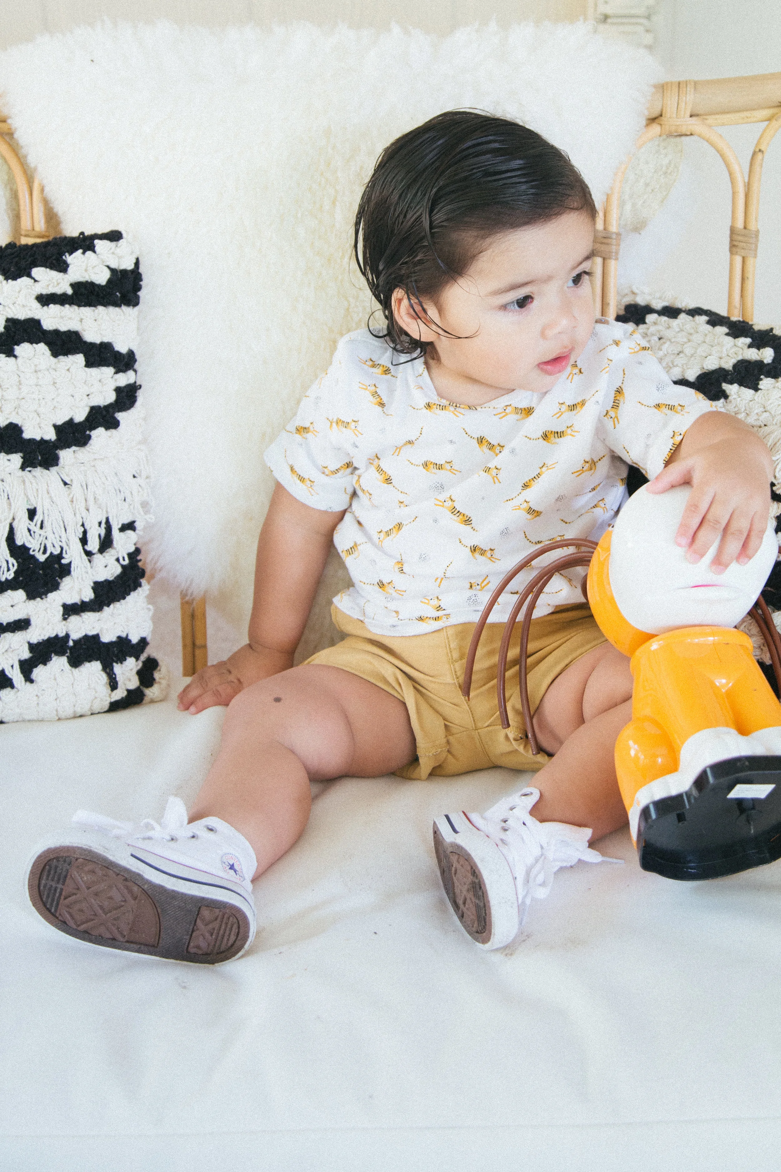 I still can't believe he is 16 months...Please excuse me while I cry. I wish time would slow down. 
