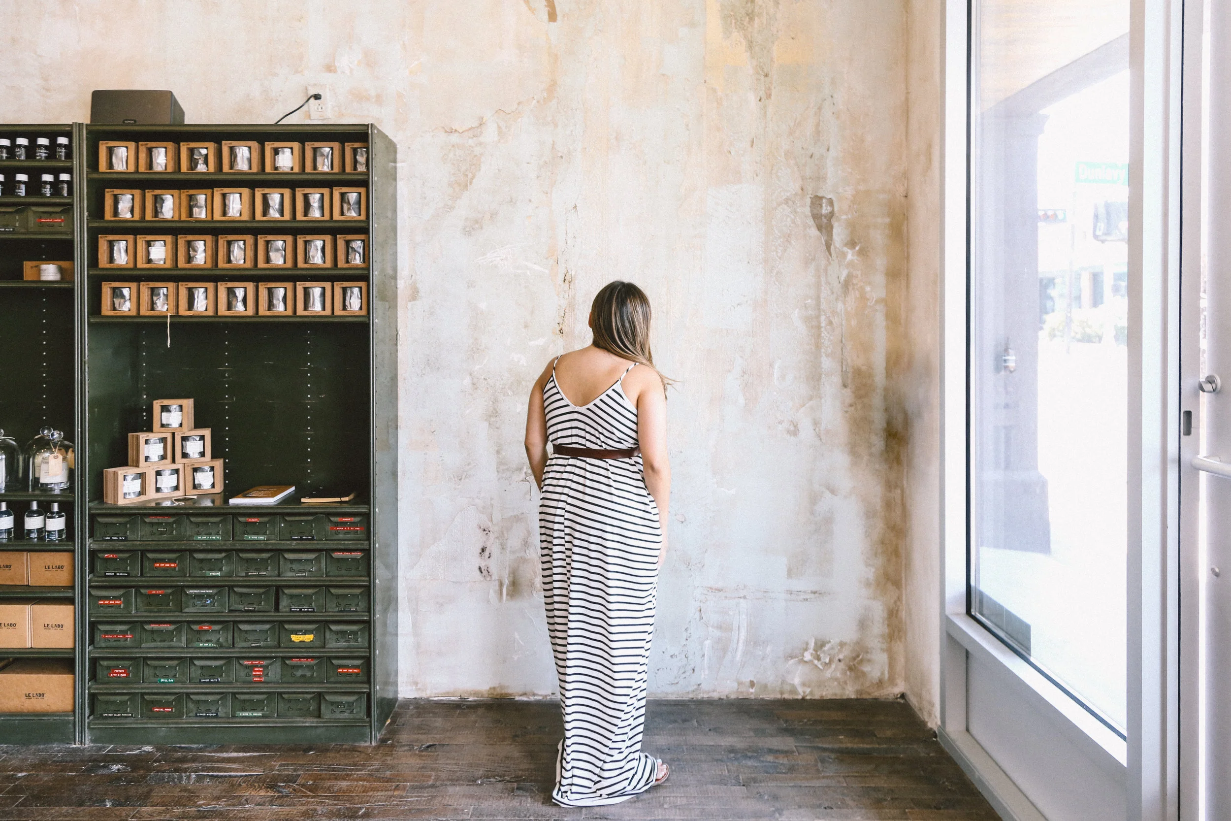 I love the way the back of my dress looks! 