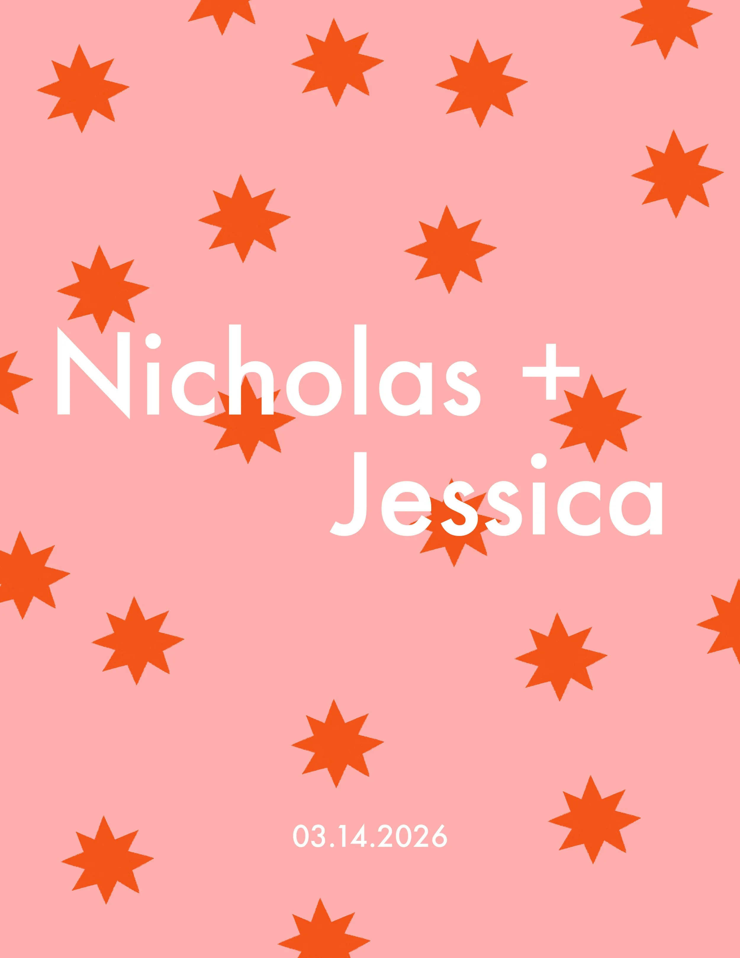 N+J Wedding Artwork by Casa Almanza