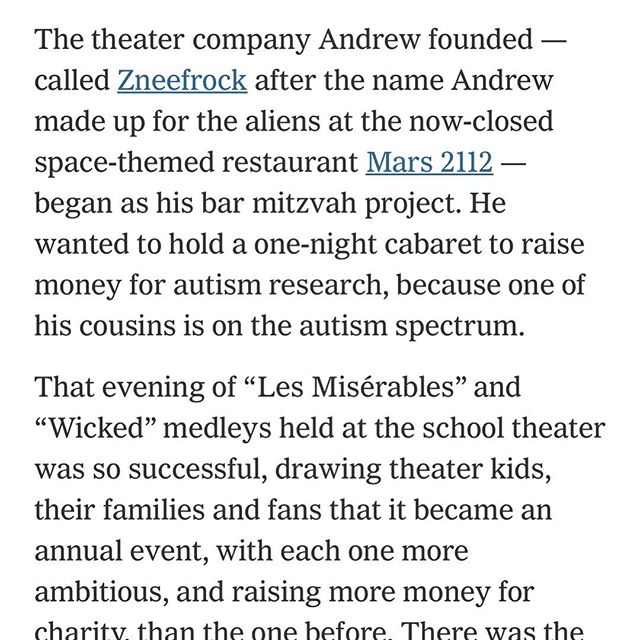 We are so excited about our shoutout in the New York Times!! Stay with us a while; we’ve got more plans for the future!!