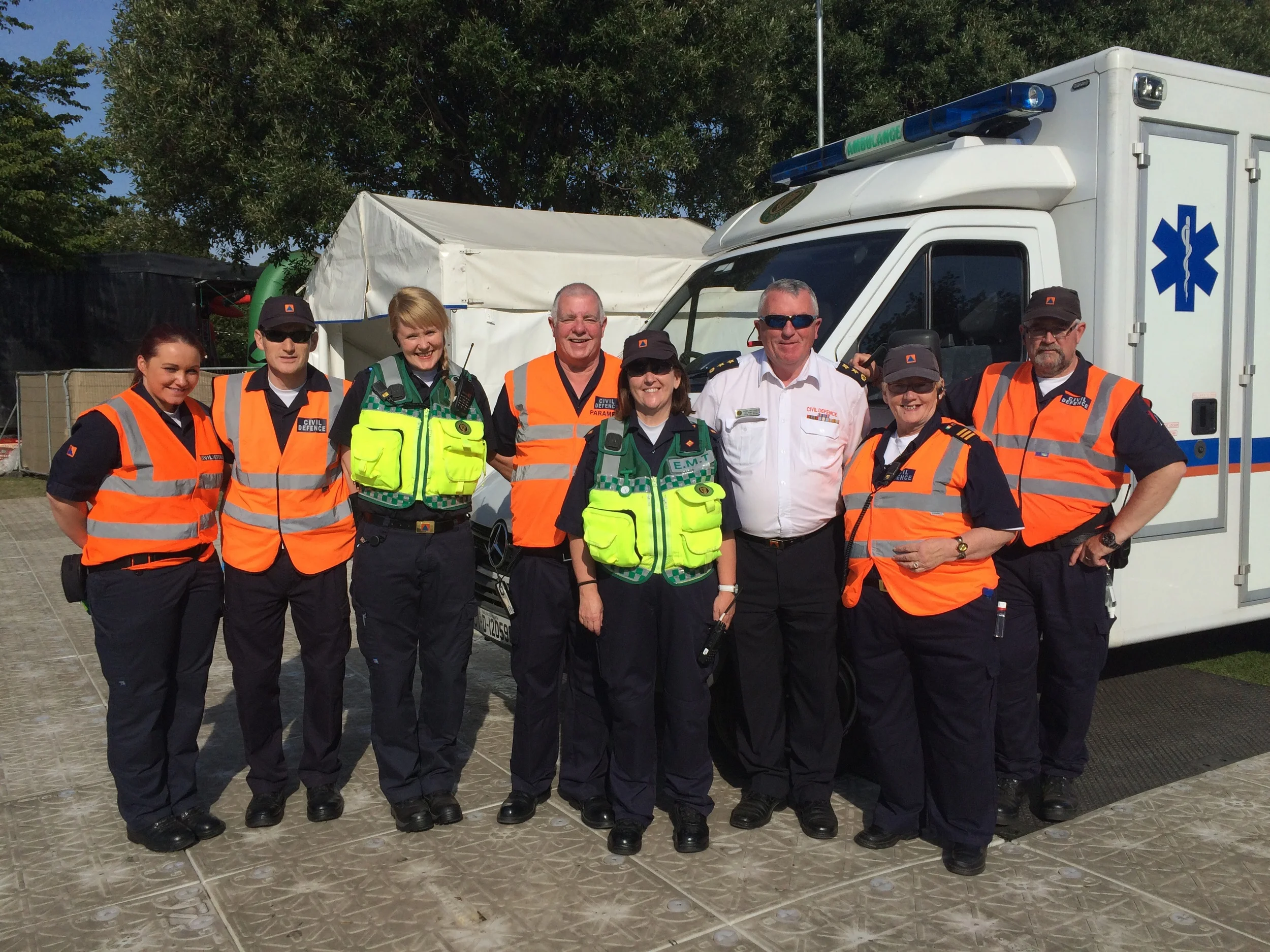 First Aid Crew on Thursday.