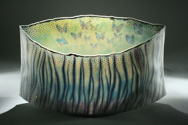 Curtis Benzle, "Esperanza," porcelain, 12x7x3.5 in, SOLD