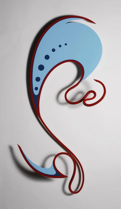 Stellar Stroke. 49''x22'' Painted steel. small.jpg