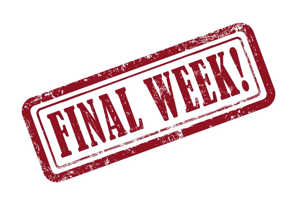 It's our final store weekend for 2018