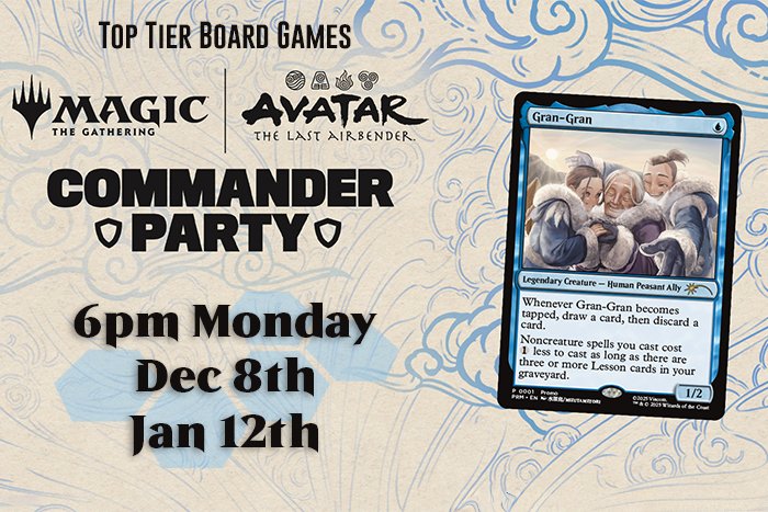 Commander Party | Avatar: The Last Airbender (December)