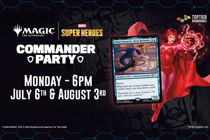 Commander Party | Marvel Super Heroes (July)