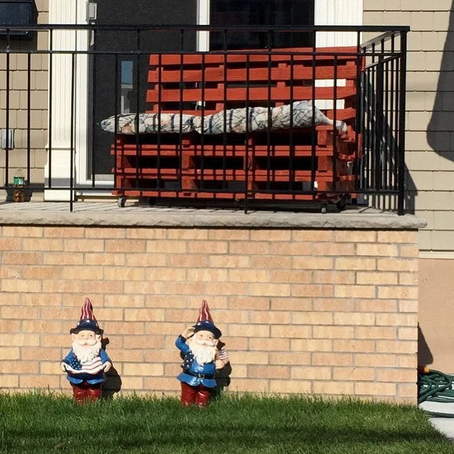 What do I know about my new neighbors? #Patriotic and #Likestotravel... #goandsmelltheroses!