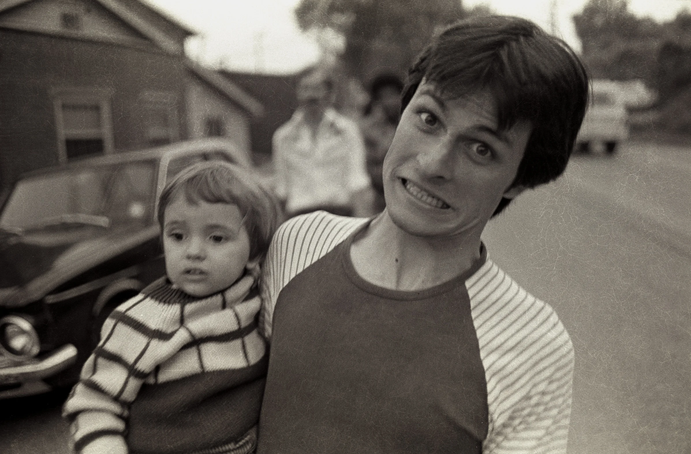 Ian and Robbie in Brattleboro, Vt.