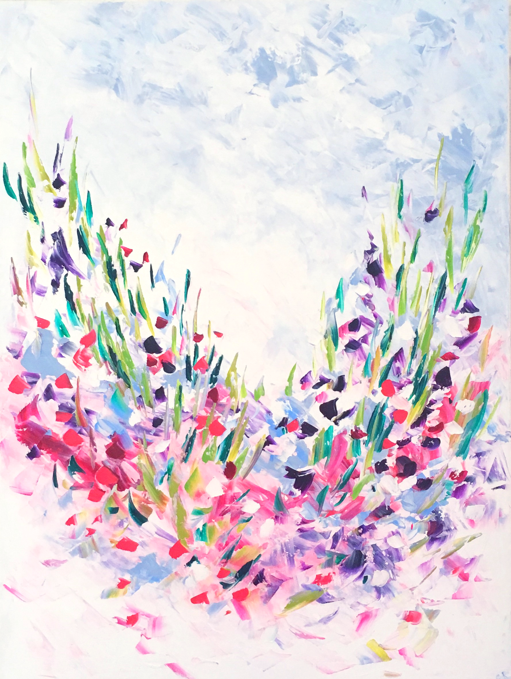 SPRING SNOW (80x60cm)