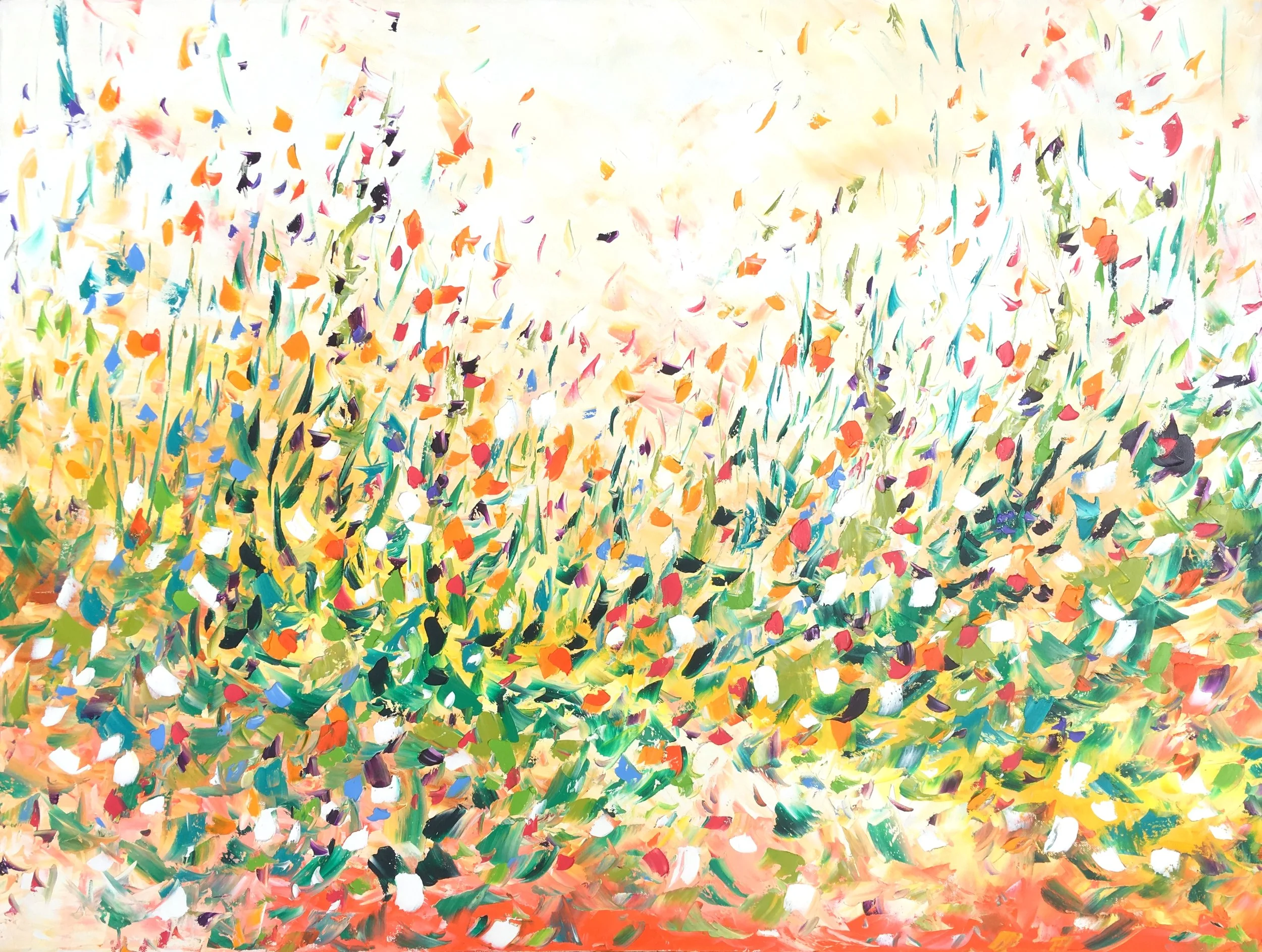 Orange spring (100x75cm)