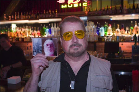 Dan Prall, a ringer for Walter at the 2005 Lebowski Fest West -- by Joe Reifer