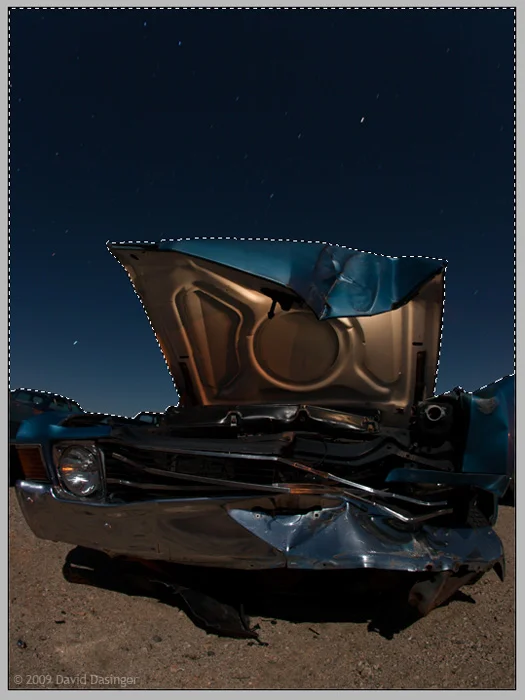 Quick Selection Tool Sky Masking -- Photo by David Dasinger