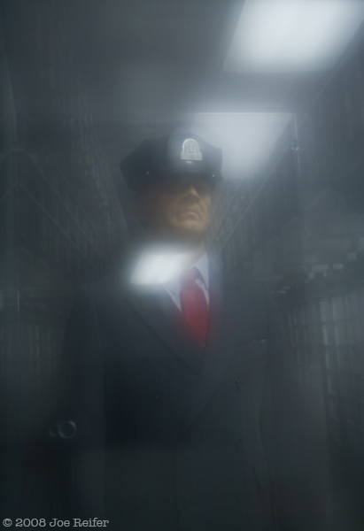 Alcatraz Guard -- Lensbaby Composer with Zone Plate Optic on Canon 5D, ƒ/19, 4 seconds, ISO 200