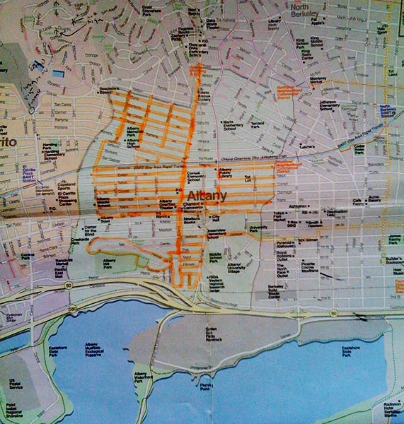 Walking Albany Map