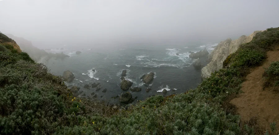 Cliffs near Tomales Point -- by Joe Reifer