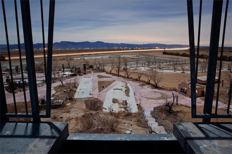 View from the top of the slide -- by Joe Reifer