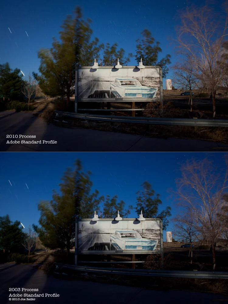 Lightroom 3 2010 Process Engine comparison -- by Joe Reifer