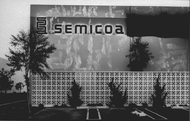 Lewis Baltz -- North Wall, Semicoa, 333 McCormick, Costa Mesa 1974