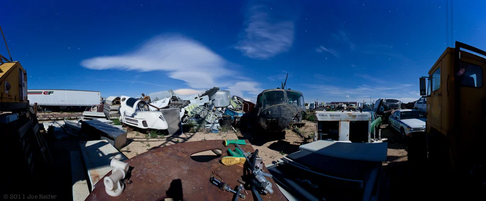 Paul's Junkyard Panorama -- by Joe Reifer