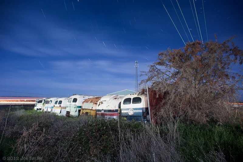 Out in the weeds behind the bus yard -- by Joe Reifer